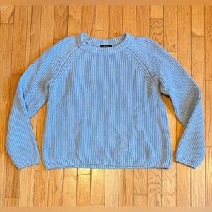 Quince Cotton Fisherman Sweater, Medium